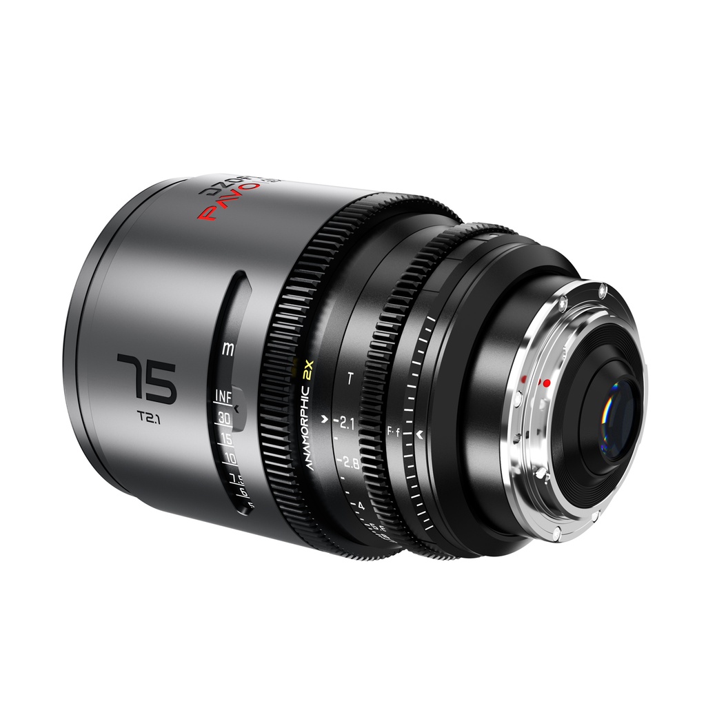 DZOFILM Pavo 2x Anamorphic 6-Lens Kit (28/32/40/55/75/100mm T2.1) for PL/EF Mount (S35) imperial - Neutral Coating