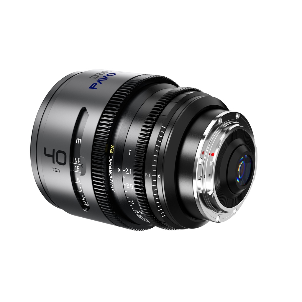 DZOFILM Pavo 2x Anamorphic 6-Lens Kit (28/32/40/55/75/100mm T2.1) for PL/EF Mount (S35) imperial - Blue Coating
