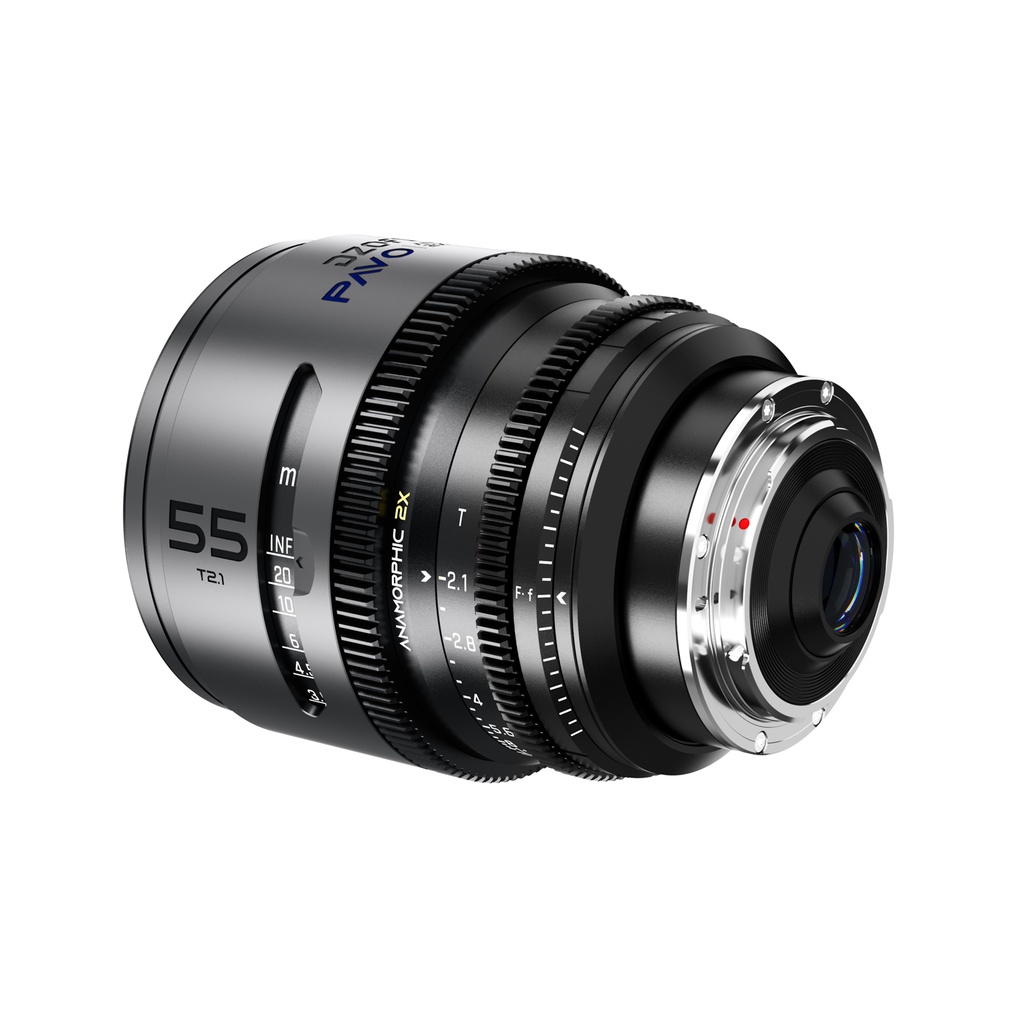 DZOFILM Pavo 2x Anamorphic 6-Lens Kit (28/32/40/55/75/100mm T2.1) for PL/EF Mount (S35) imperial - Blue Coating
