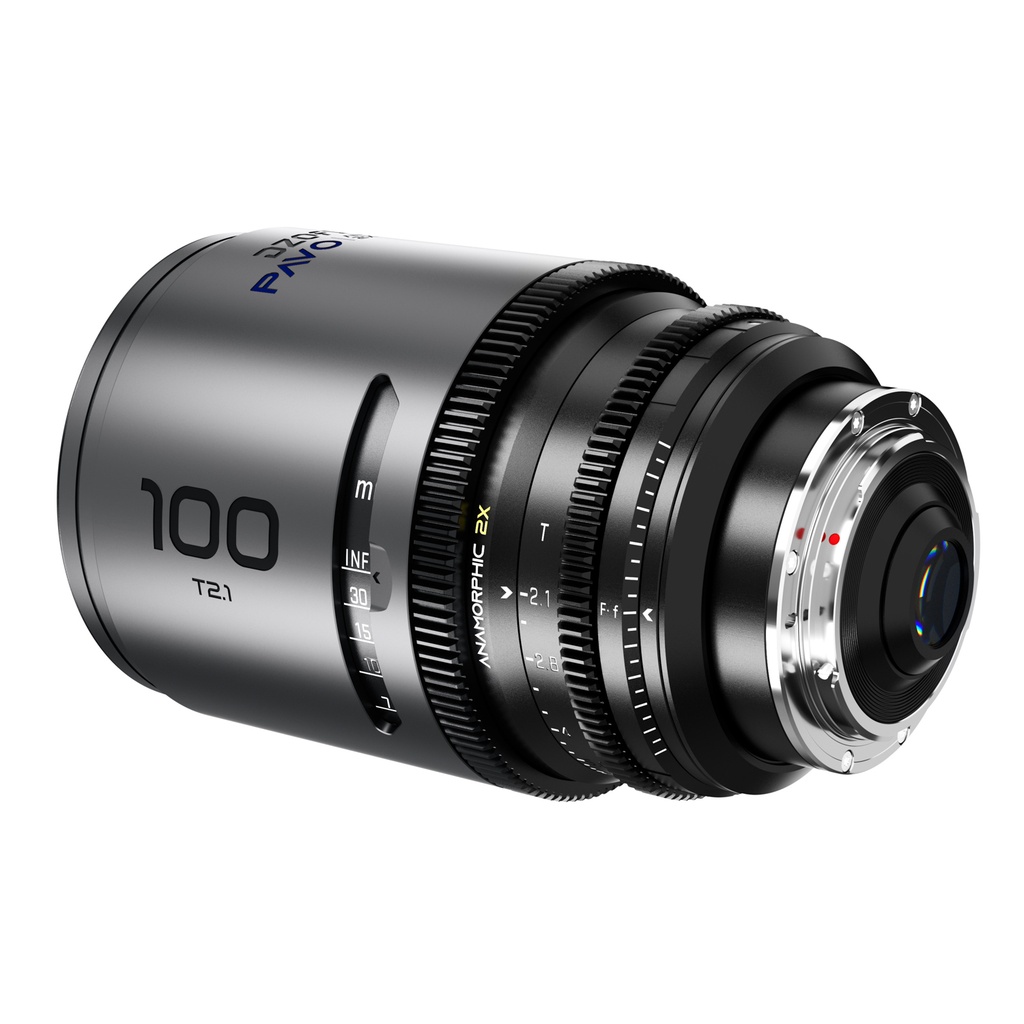 DZOFILM Pavo 2x Anamorphic 6-Lens Kit (28/32/40/55/75/100mm T2.1) for PL/EF Mount (S35) imperial - Blue Coating