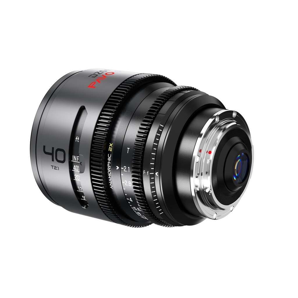DZOFILM Pavo 2x Anamorphic 6-Lens Kit (28/32/40/55/75/100mm T2.1) for PL/EF Mount (S35) metric - Neutral Coating
