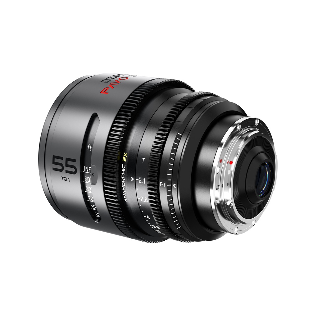 DZOFILM Pavo 2x Anamorphic 6-Lens Kit (28/32/40/55/75/100mm T2.1) for PL/EF Mount (S35) metric - Neutral Coating