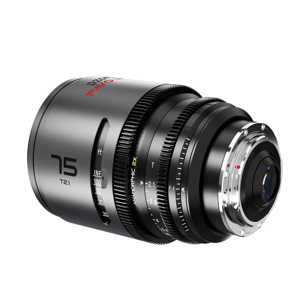 DZOFILM Pavo 2x Anamorphic 6-Lens Kit (28/32/40/55/75/100mm T2.1) for PL/EF Mount (S35) metric - Neutral Coating