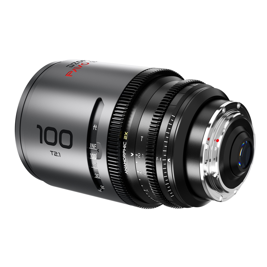 DZOFILM Pavo 2x Anamorphic 6-Lens Kit (28/32/40/55/75/100mm T2.1) for PL/EF Mount (S35) metric - Neutral Coating