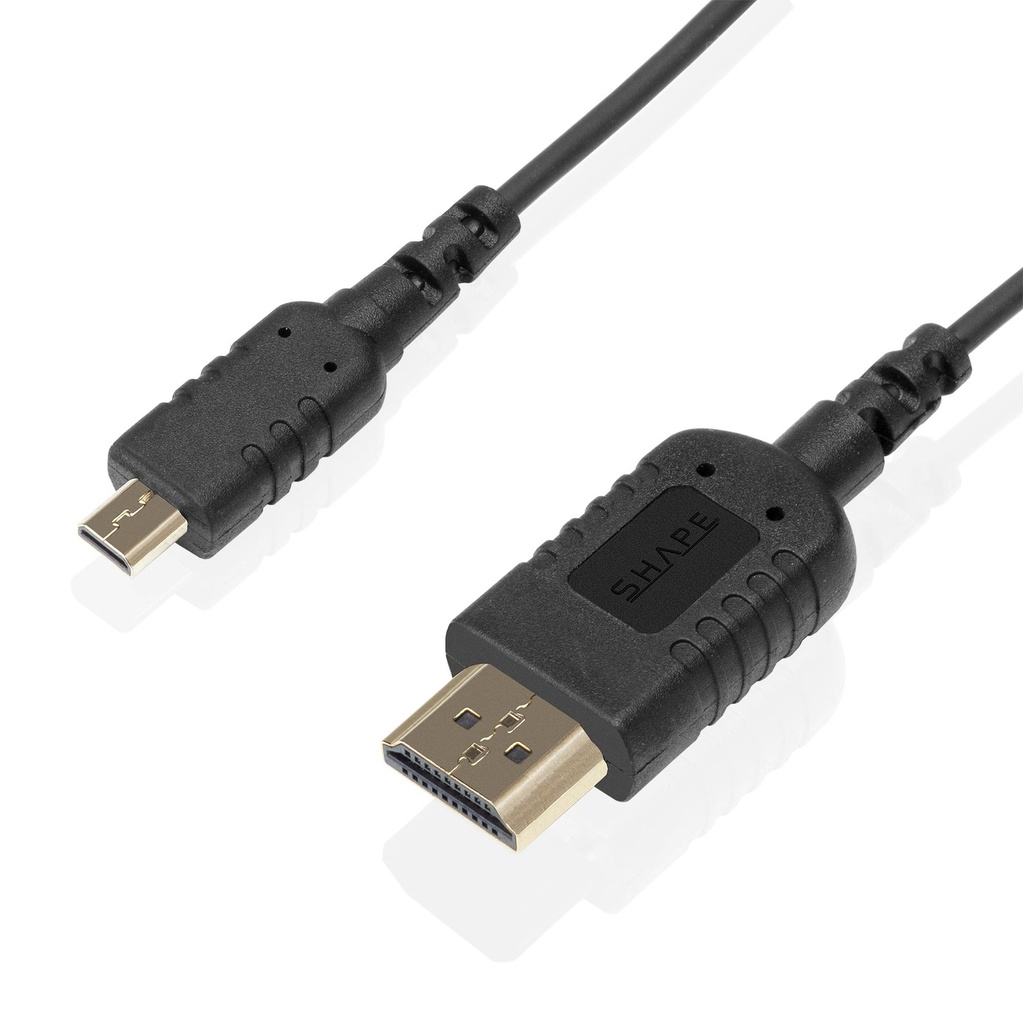 SHAPE SKINNY HDMI TO MICRO HDMI 8K ULTRA HIGH-SPEED CABLE 18’’