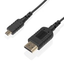 SHAPE SKINNY HDMI TO MICRO HDMI 8K ULTRA HIGH-SPEED CABLE 18’’
