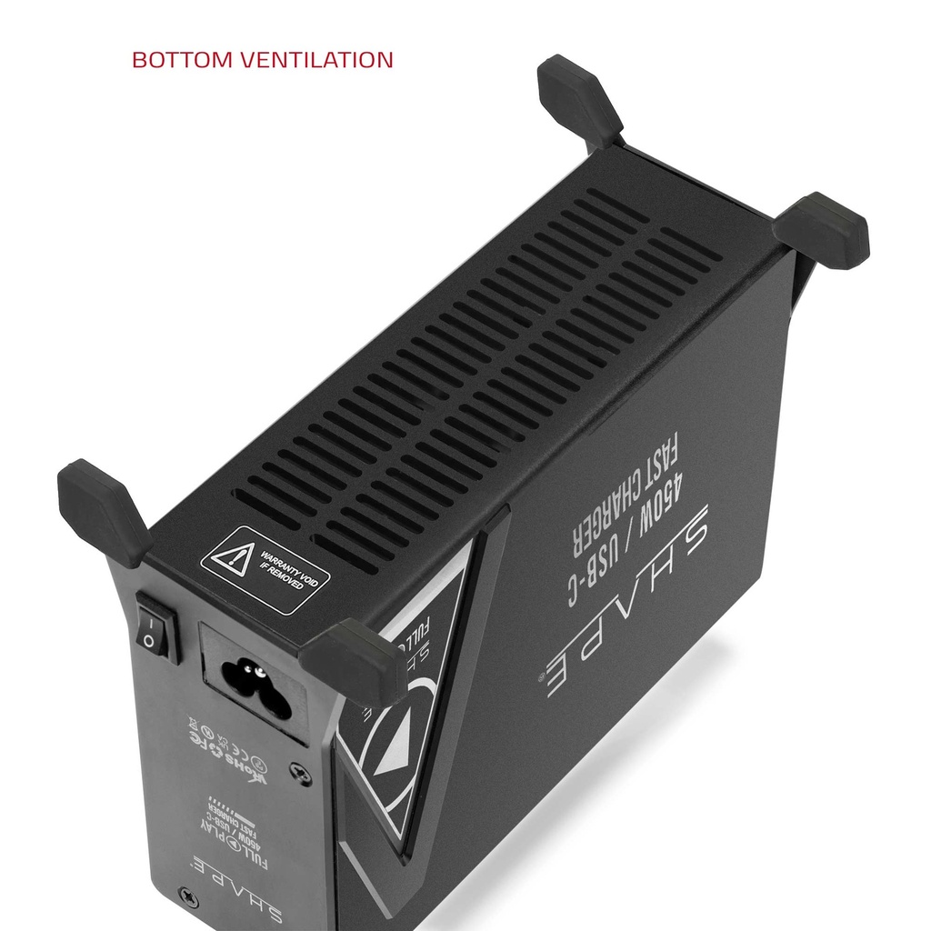 SHAPE 450W USB-C Fast Charger Kit for Gold Mount/V-Mount/B-Mount Batteries.