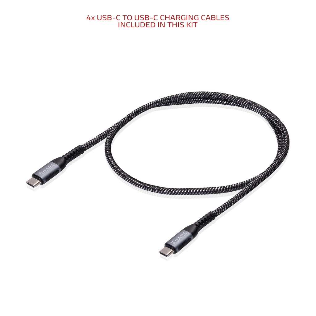 SHAPE 450W USB-C Fast Charger Kit for Gold Mount/V-Mount/B-Mount Batteries.