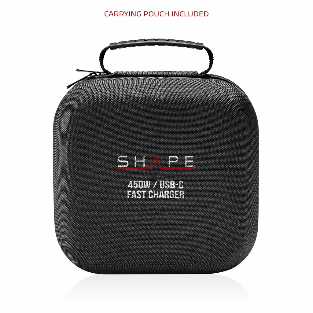 SHAPE 450W USB-C Fast Charger Kit for Gold Mount/V-Mount/B-Mount Batteries.