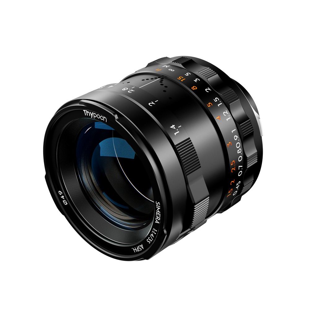 THYPOCH Full-frame Photography Lens Simera 35mm f1.4 for Leica M Mount - Black