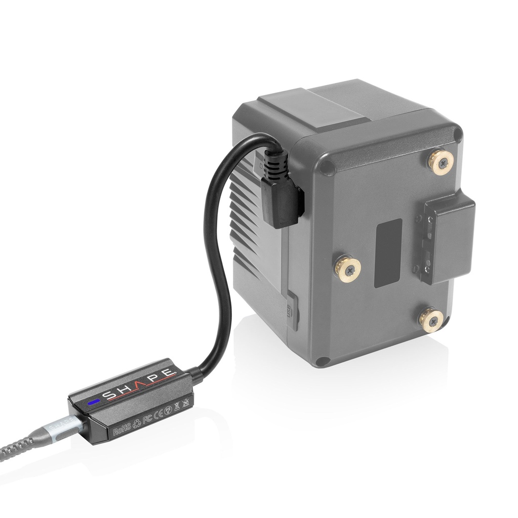 SHAPE 100W D-TAP TO USB-C BI-DIRECTIONAL CHARGING ADAPTER