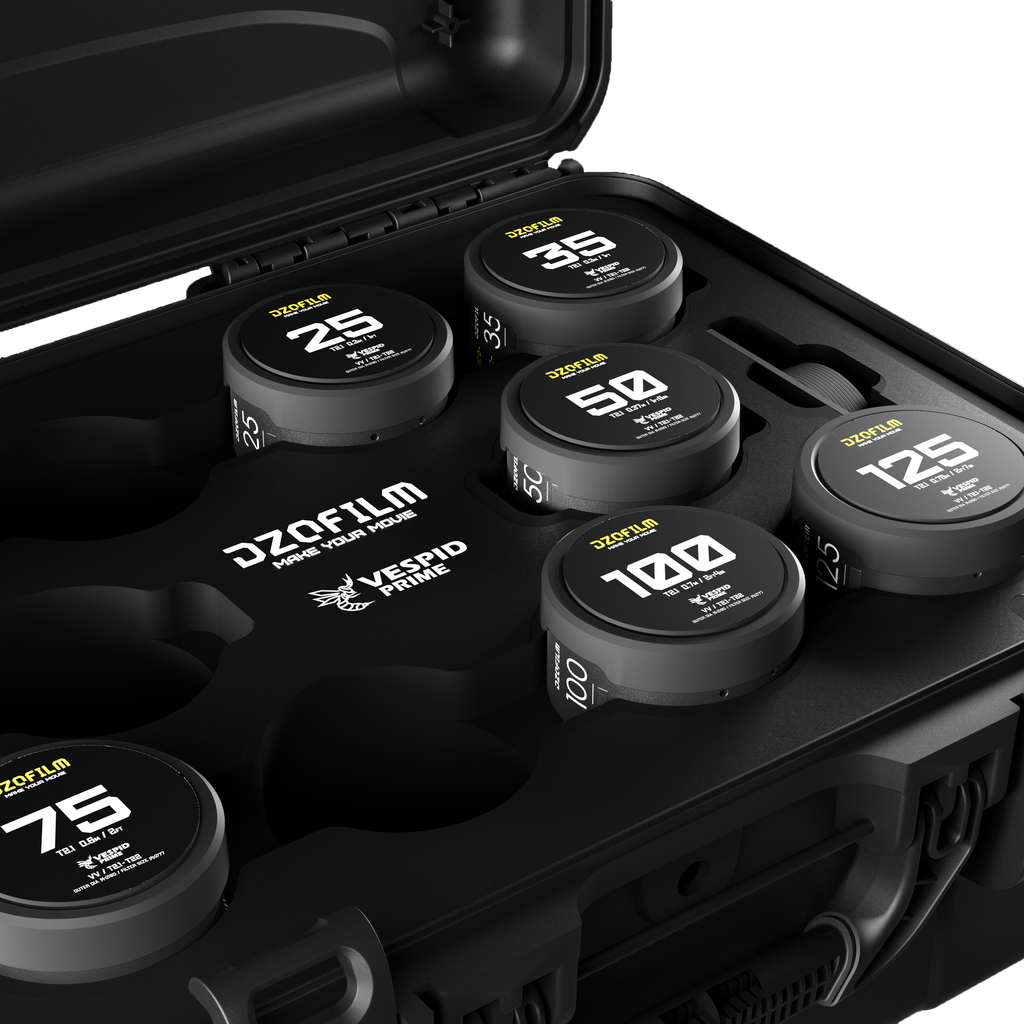 DZOFILM Vespid  Prime 7-lens Kit V2 (16/25/35/50/75/100/125mm) with case (PL+EF)