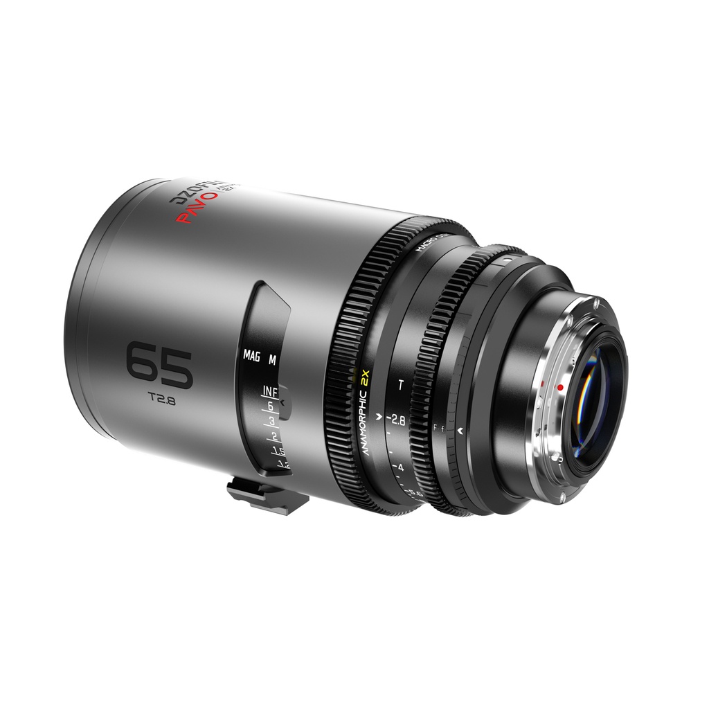 DZOFILM Pavo 2x anamorphic Prime Macro 65mm T2.8-Neutral Coating- PL&EF mount (metric)