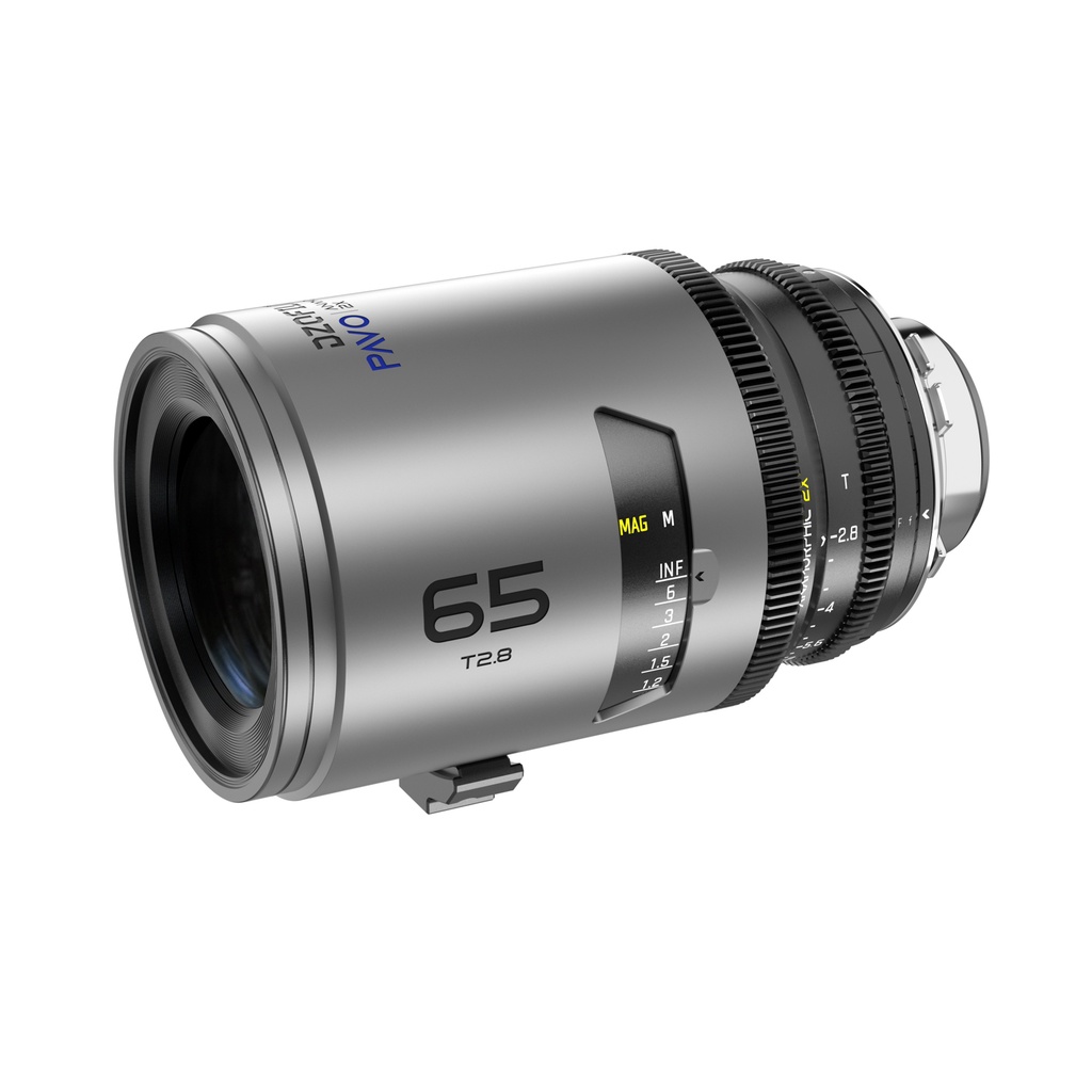 DZOFILM Pavo 2x anamorphic Prime Macro 65mm T2.8-Blue Coating- PL&EF mount (metric)