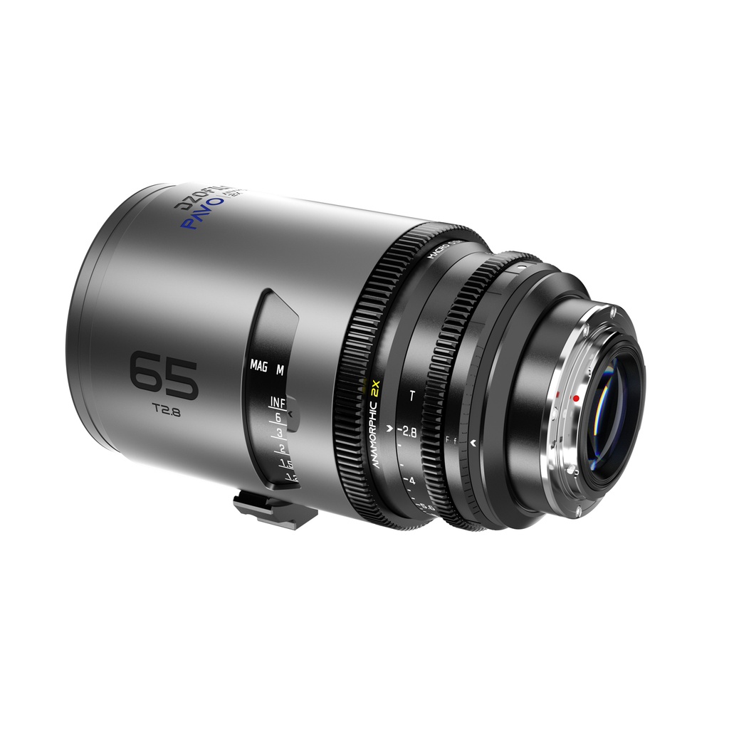 DZOFILM Pavo 2x anamorphic Prime Macro 65mm T2.8-Blue Coating- PL&EF mount (metric)
