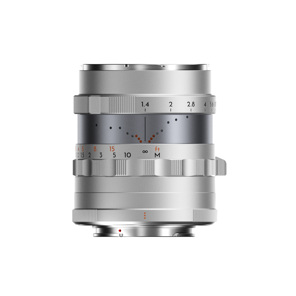 THYPOCH Full-frame Photography Lens Simera 28mm f1.4 for  Fujifilm X Mount - Silver