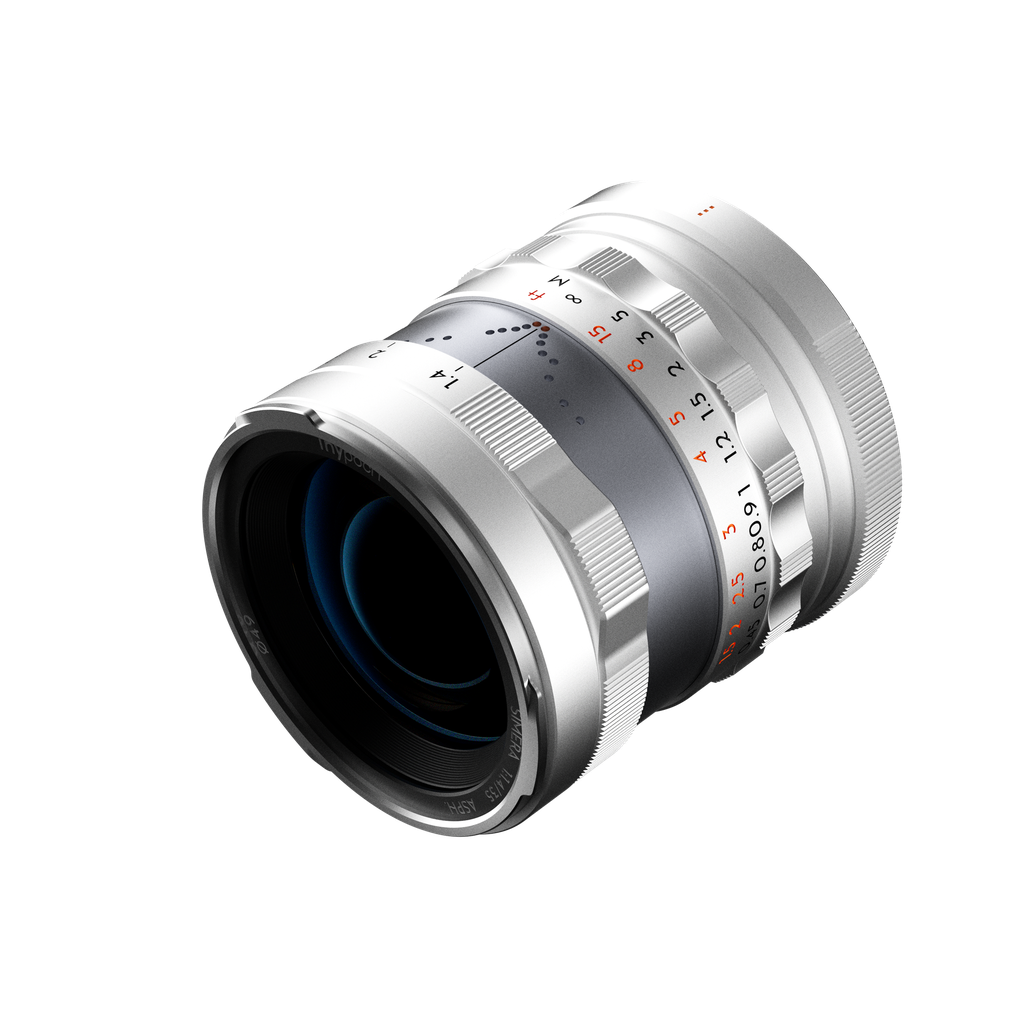 THYPOCH Full-frame Photography Lens Simera 35mm f1.4 for  Fujifilm X Mount - Silver