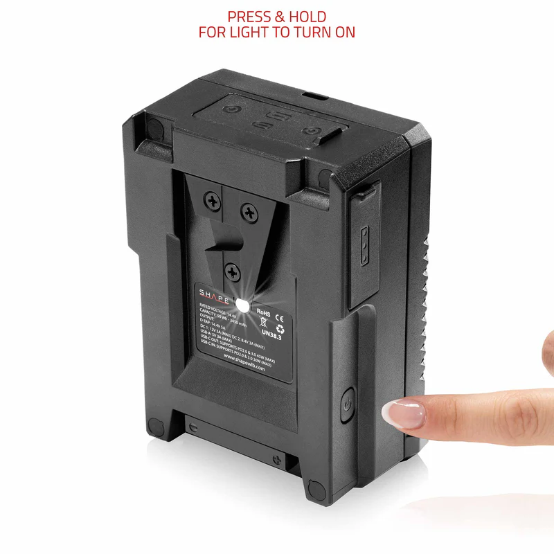 SHAPE MINI V-MOUNT BATTERY 50Wh USB-C