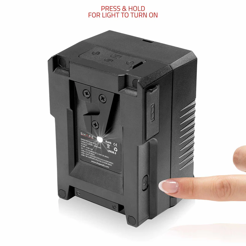 SHAPE  MINI V-MOUNT BATTERY 99Wh USB-C
