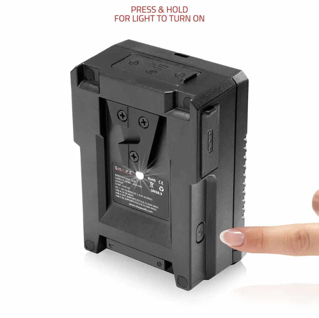 SHAPE KIT USB-C FAST CHARGER 2x Mini V-mount 50Wh BATTERY