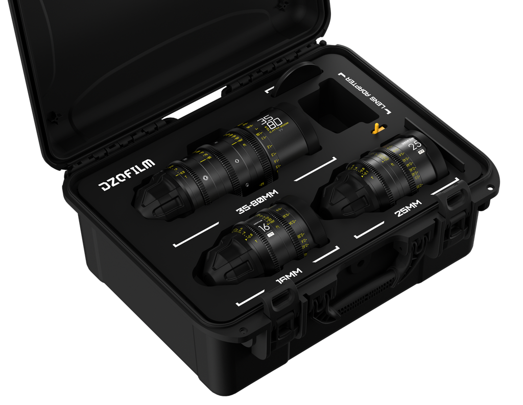 DZOFILM 3-Lens EDU Kit (Vespid16/25, Catta Ace 35-80)