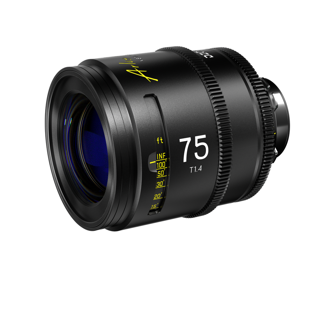 DZOFILM Arles 75mm T1.4 FF/VV Prime Cine Lens for PL (imperial)