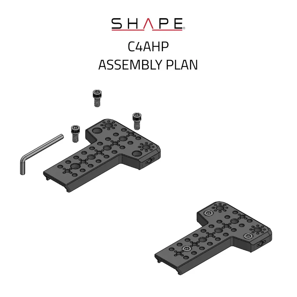 SHAPE Top Handle Adapter Plate for Canon C400