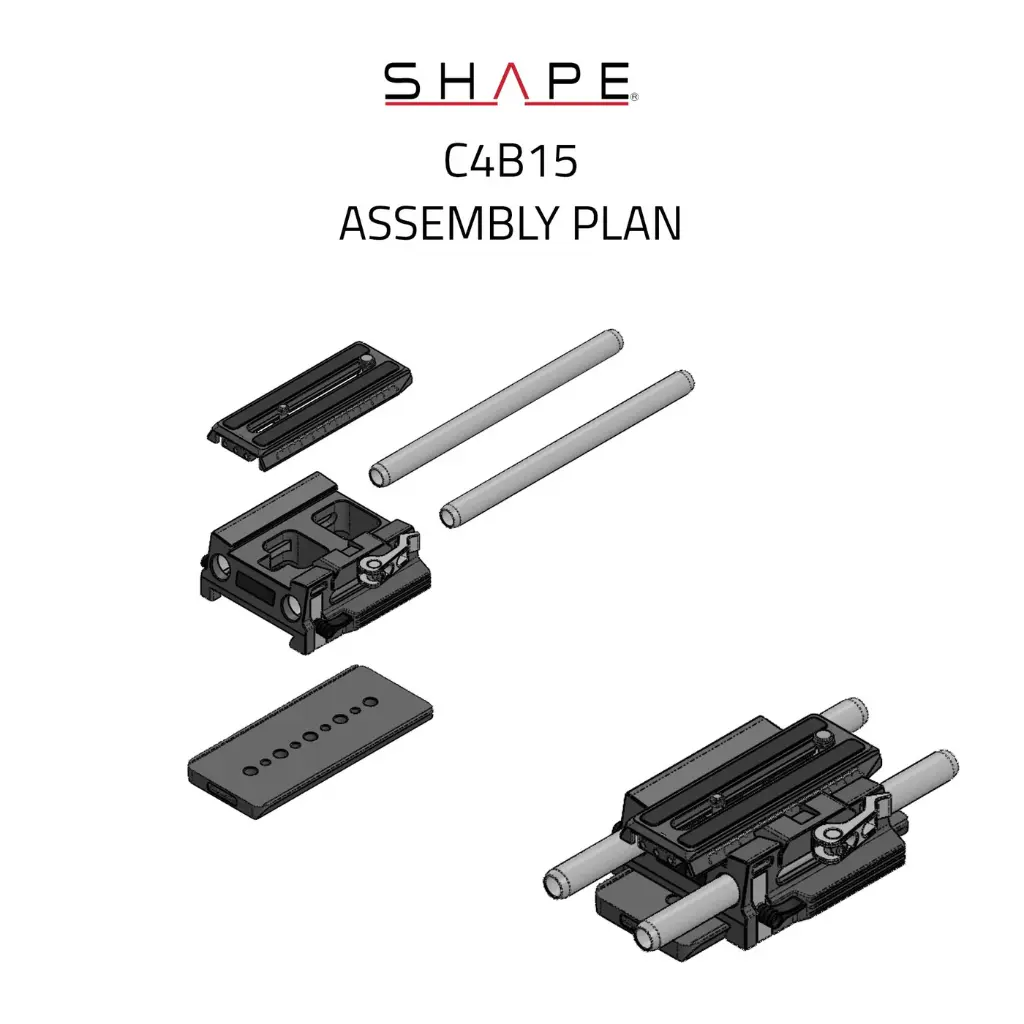 SHAPE CANON C400 15mm LWS BASEPLATE