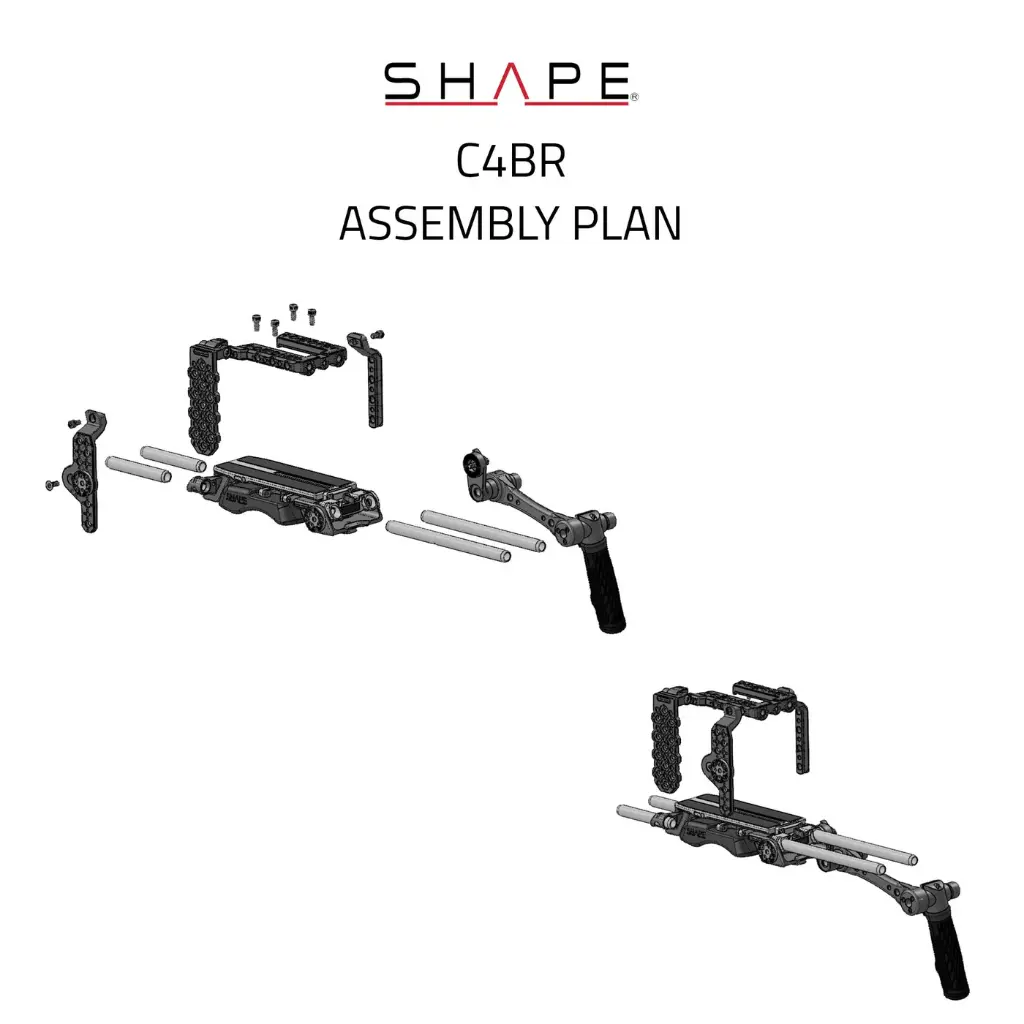 SHAPE CANON C400 CAGE BASEPLATE WITH HANDLE