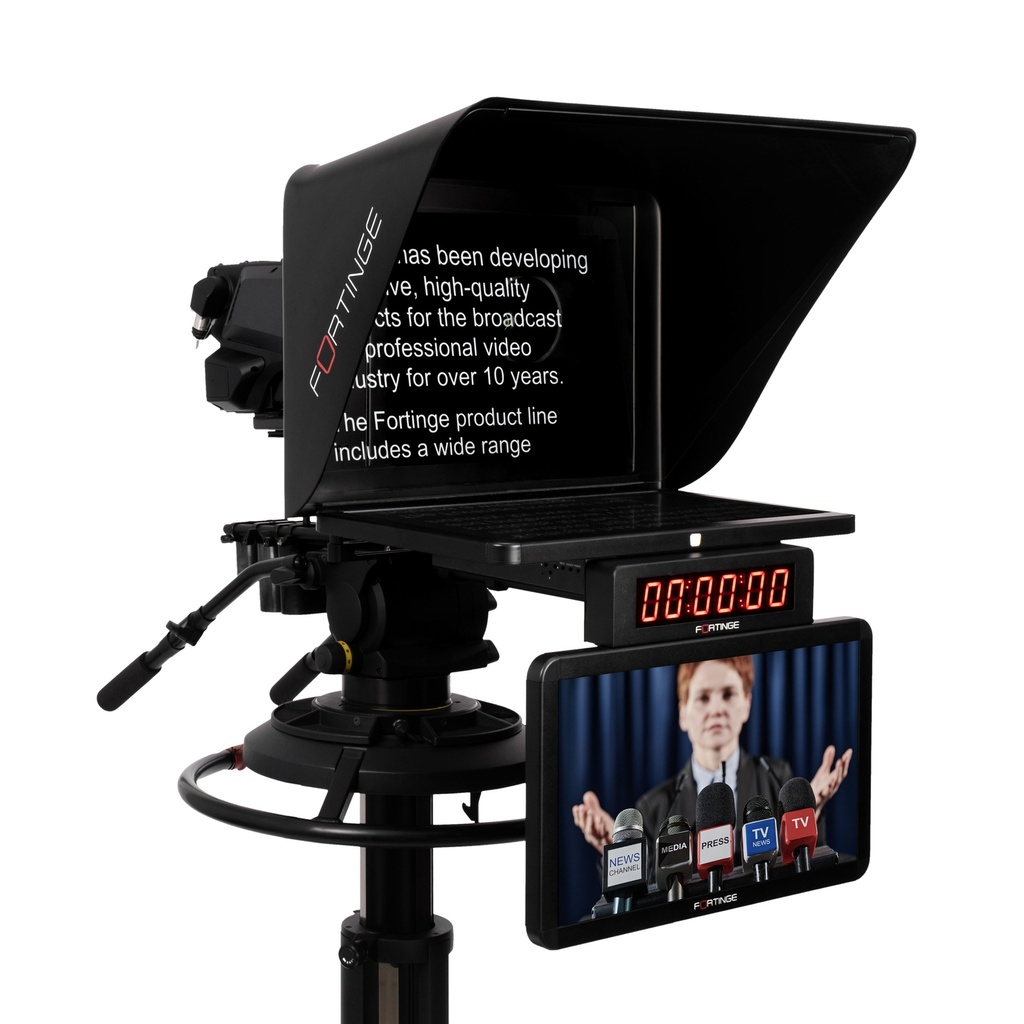 Fortinge 24" STUDIO TELEPROMPTER 
with IP Input
