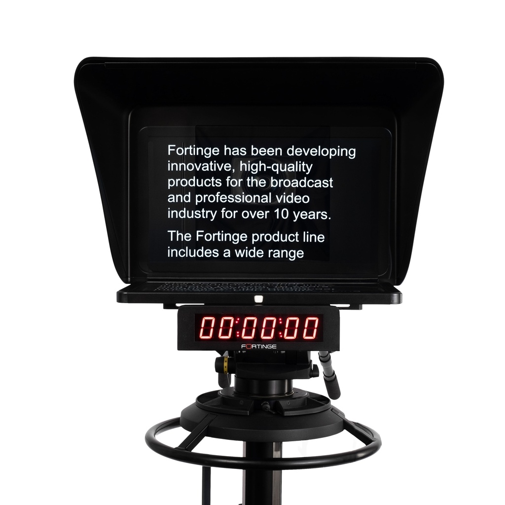 Fortinge 24" STUDIO TELEPROMPTER 
with IP Input