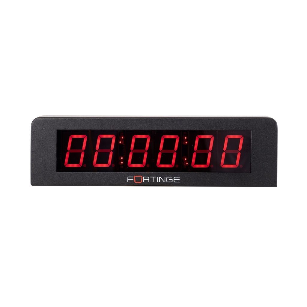 Fortinge 6 DIGITS, RED COLOUR 
TIMER FOR ERA IP, ERA LITE & PROX SERIES STUDIO  TELEPROMPTERS