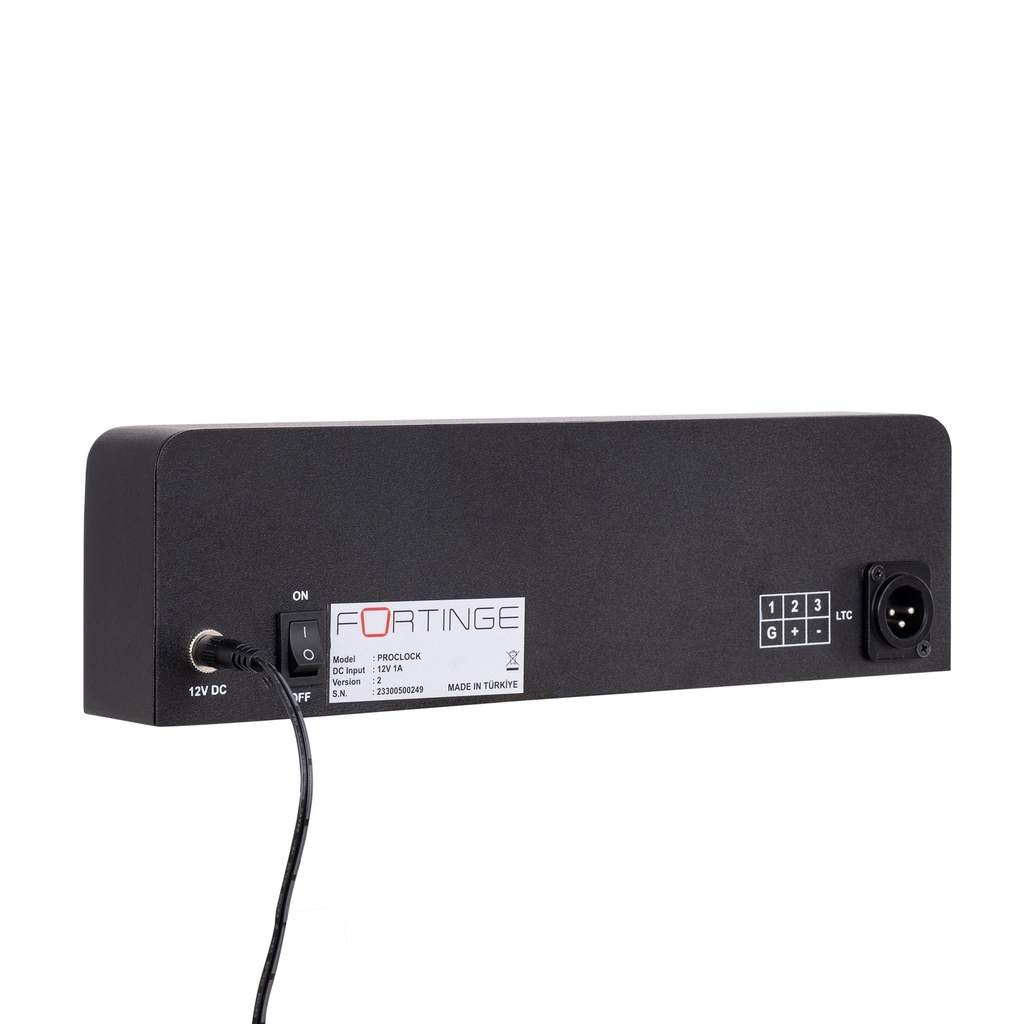 Fortinge 6 DIGITS, RED COLOUR 
TIMER FOR ERA IP, ERA LITE & PROX SERIES STUDIO  TELEPROMPTERS