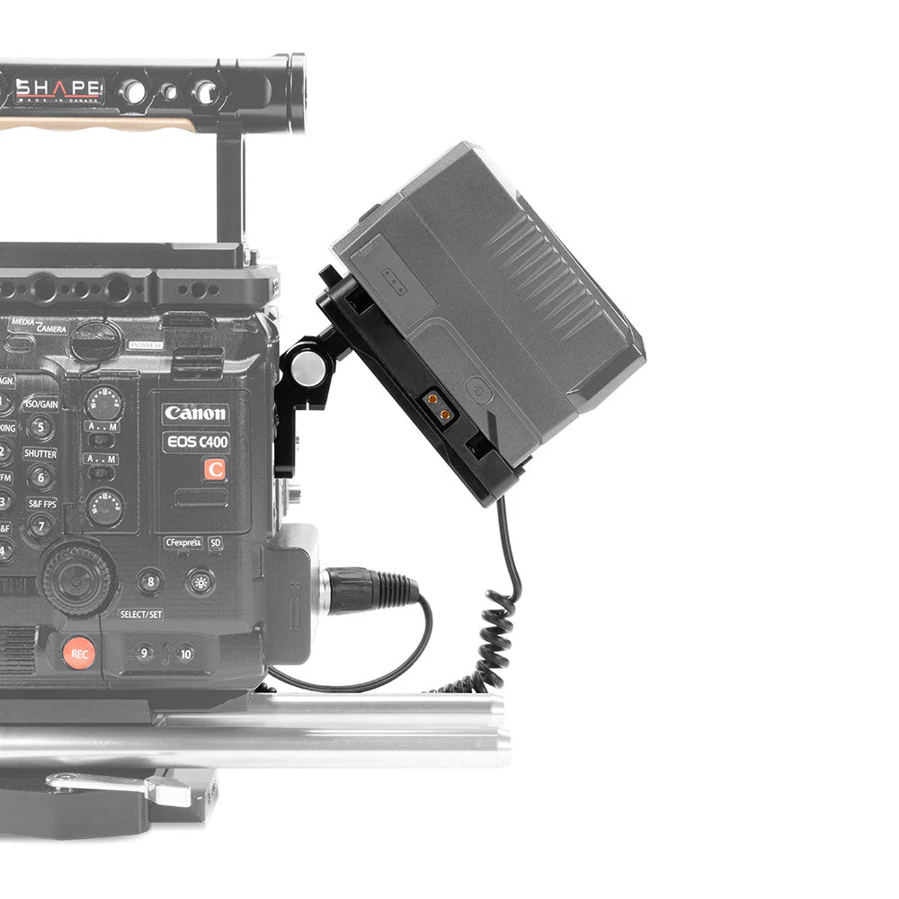 SHAPE V-MOUNT PIVOTING BATTERY PLATE FOR CANON EOS C400