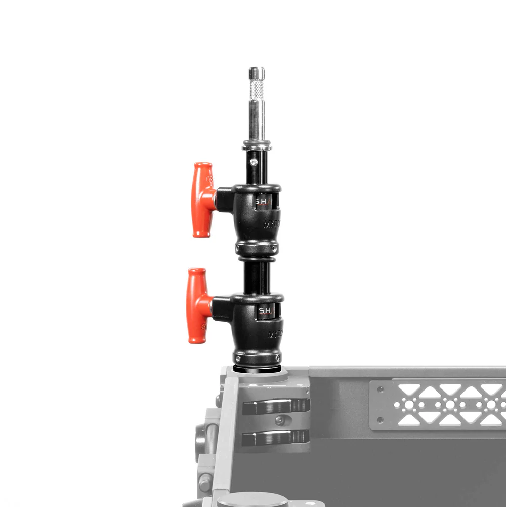 SHAPE TWO-STAGE CORNER RISER CART STAND