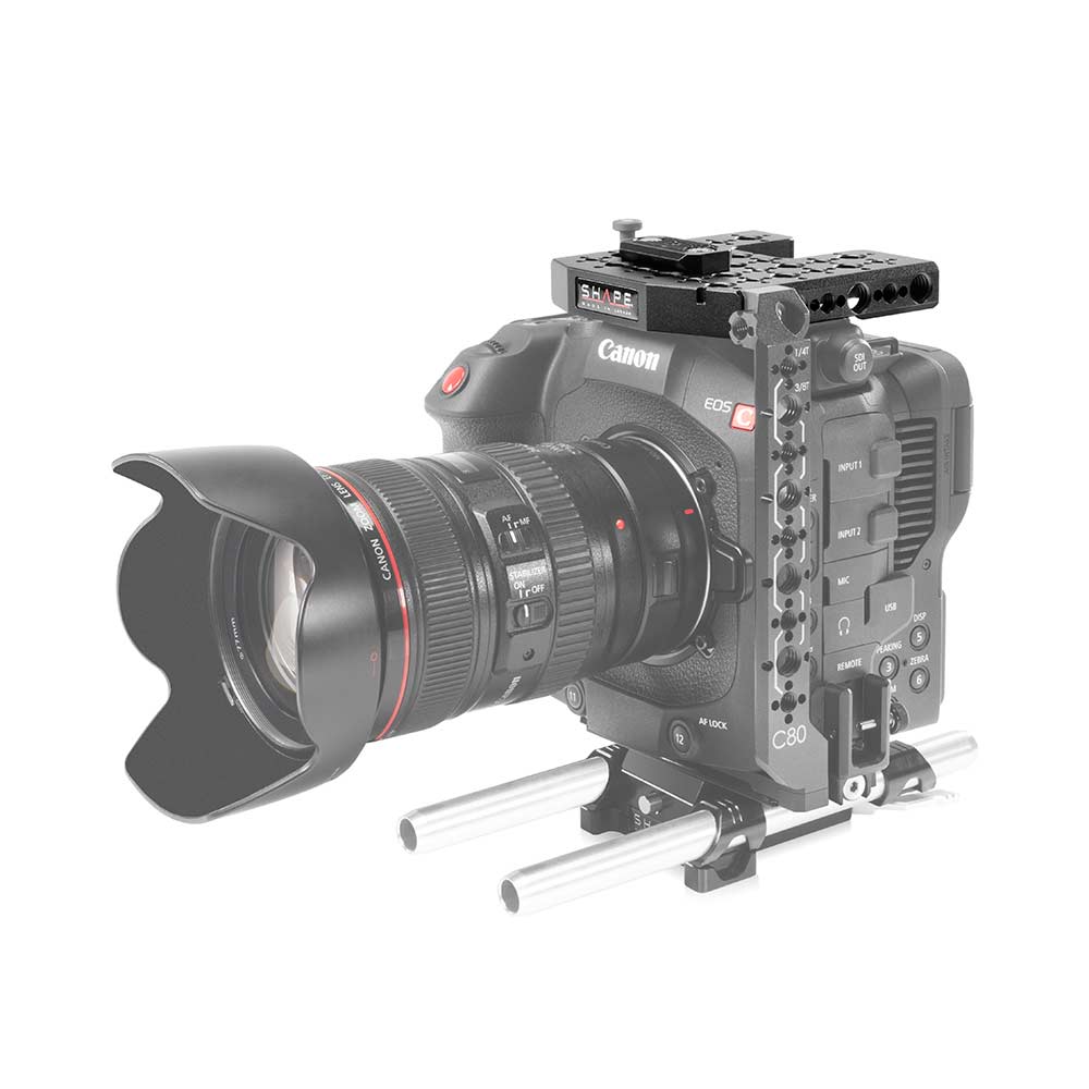 SHAPE TOP PLATE For CANON EOS C80