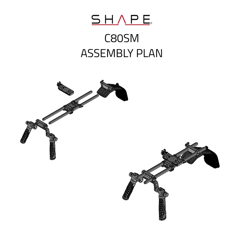 SHAPE SHOULDER MOUNT SYSTEM FOR CANON EOS C80