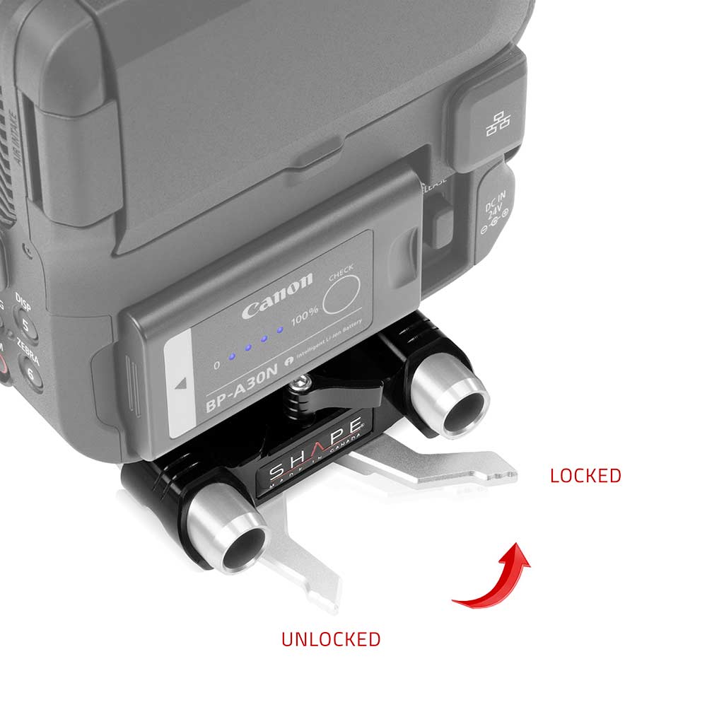 SHAPE ARCA BASEPLATE 15mm LWS FOR CANON EOS C80