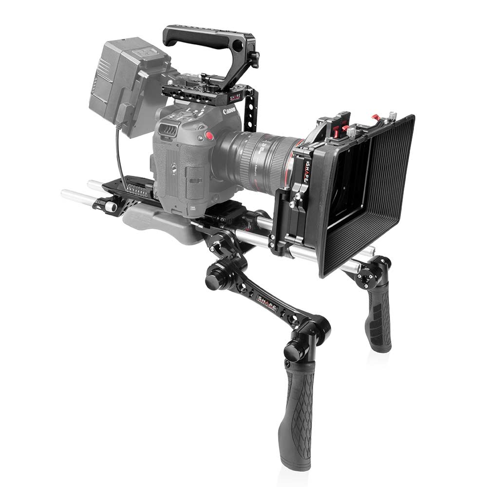 SHAPE BASEPLATE KIT WITH MATTE BOX, FOLLOW FOCUS FOR CANON EOS C80