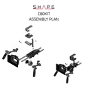 SHAPE BASEPLATE KIT WITH MATTE BOX, FOLLOW FOCUS FOR CANON EOS C80