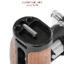 SHAPE Universal Pivoting Side Wooden Handgrip NATO Clamp with ARRI Rosette