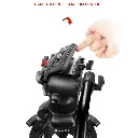SHAPE Freelance Heavy-Duty Tripod with Fluid Head