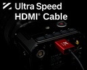 ZILR 8Kp60 2m / 6.6 ft (Full to Full) Hyper Thin Ultra High Speed HDMI Secure Cable with Ethernet 