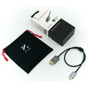 ZILR 4Kp60 50cm /17.7" (Full to Mini) Hyper Thin Ultra High Speed HDMI Secure Cable Mini Connector