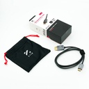 ZILR 4Kp60 1m / 3.3 ft (Full to Mini) Hyper Thin Ultra High Speed HDMI Secure Cable Mini Connector