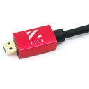 ZILR 8Kp60 50cm /17.7" (Full to Micro) Hyper Thin Ultra High Speed HDMI Secure Cable Micro Connector 