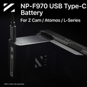 ZILR NP-F970 Battery with USB Type-C PD 30W