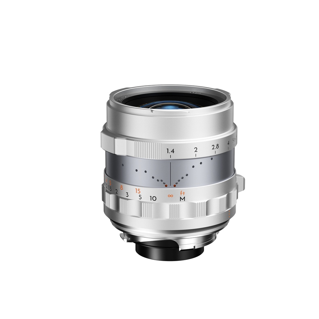 THYPOCH Full-frame Photography Lens Simera 28mm f1.4 for Leica M Mount - Focus Tab - Type ii -Silver