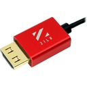 ZILR 8Kp60 1m (Full to Full) Hyper Thin Ultra High Speed HDMI Secure Cable with Ethernet 