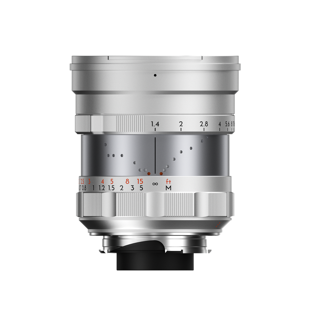 THYPOCH Full-frame Photography Lens Simera 21mm f1.4 for Leica M Mount - Silver 